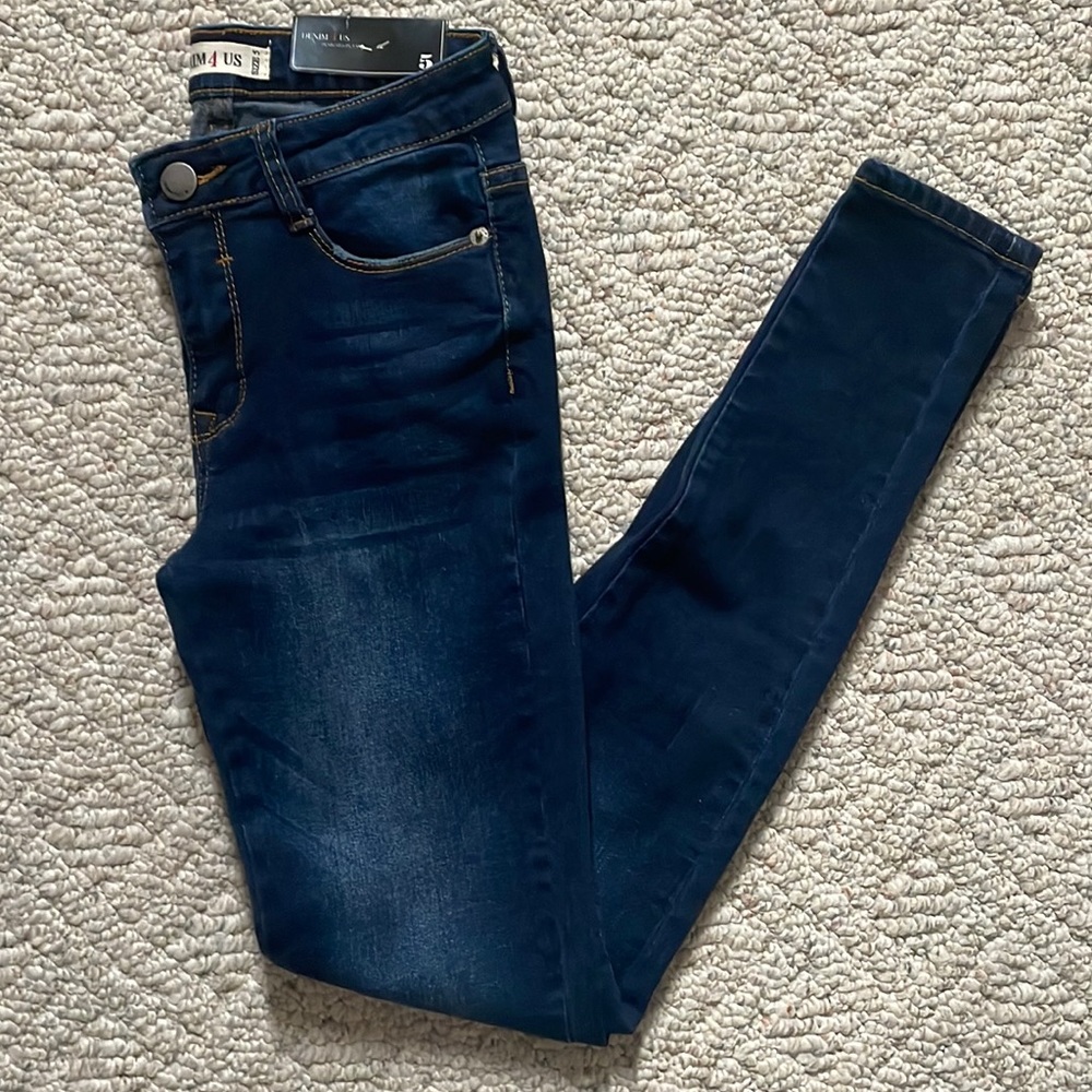 Dark Wash Denim Skinny Jeans Size 5